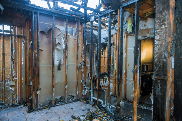 Professional Emergency Fire Cleanup technician working in Pompton Lakes, NJ